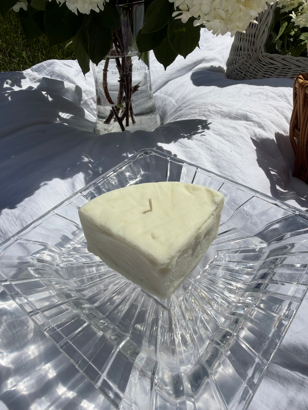 Brie Cheese Candle | Realistic Cheese Candle | Food Shaped Candle | Charcuterie Decor | Foodie Gift | Kitchen Decor | Unique Gift