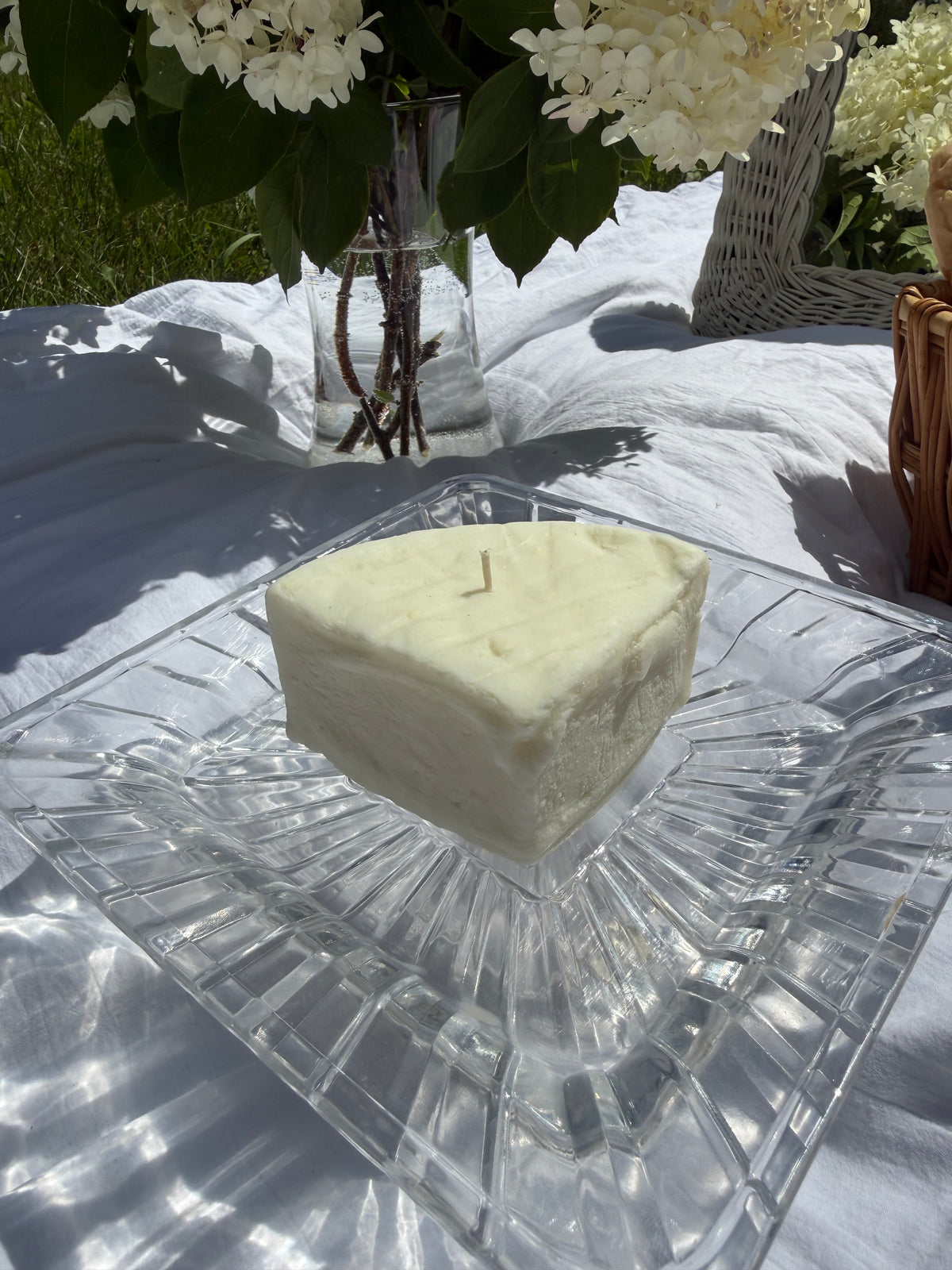 Brie Cheese Candle | Realistic Cheese Candle | Food Shaped Candle | Charcuterie Decor | Foodie Gift | Kitchen Decor | Unique Gift