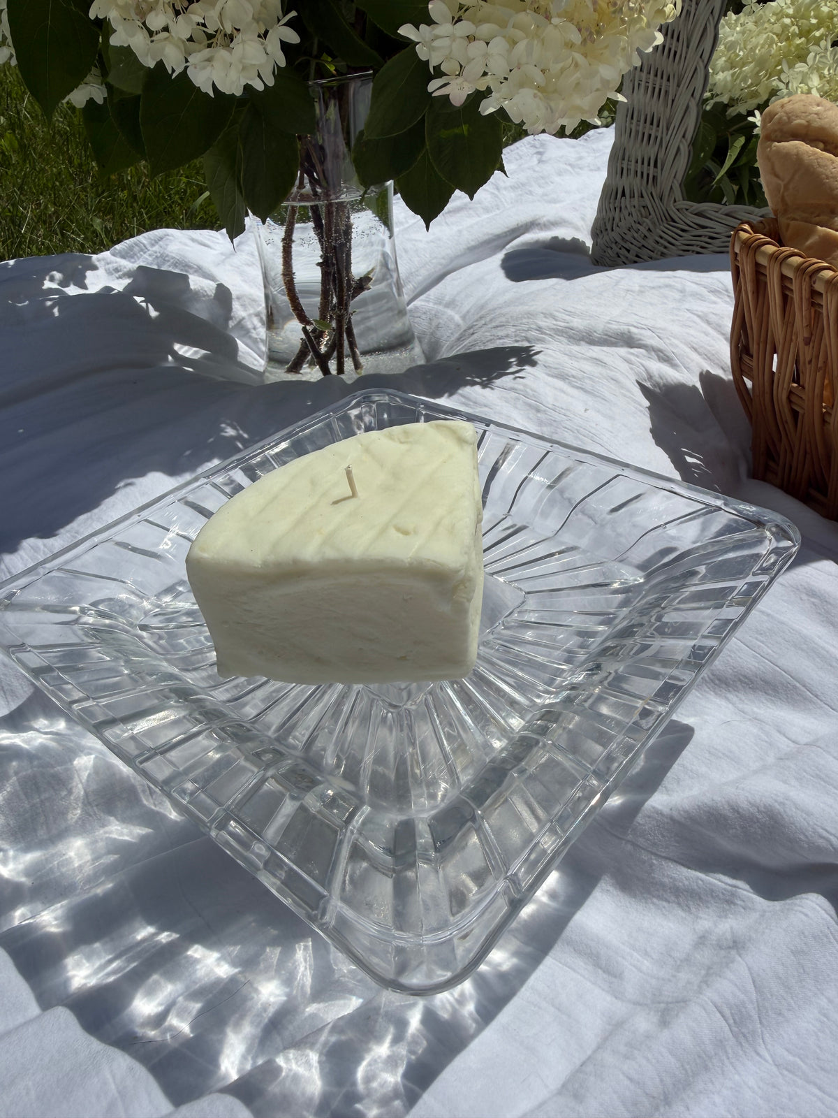 Brie Cheese Candle | Realistic Cheese Candle | Food Shaped Candle | Charcuterie Decor | Foodie Gift | Kitchen Decor | Unique Gift