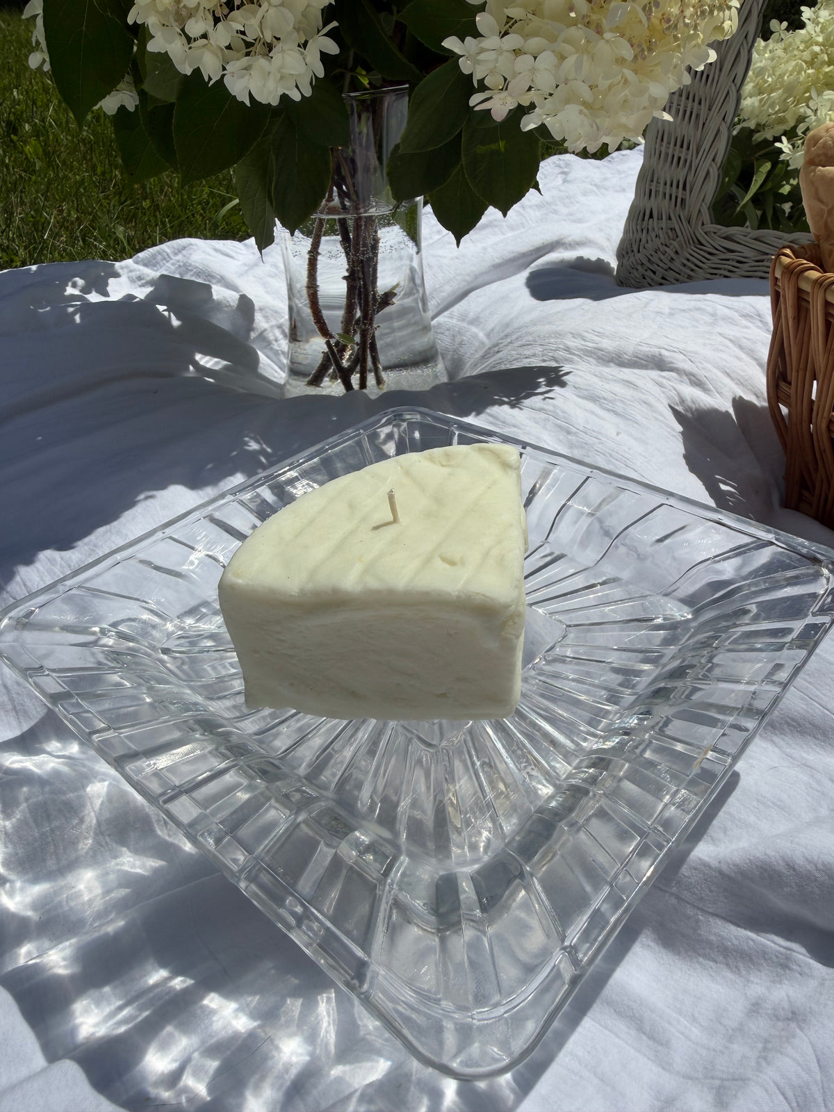 Brie Cheese Candle | Realistic Cheese Candle | Food Shaped Candle | Charcuterie Decor | Foodie Gift | Kitchen Decor | Unique Gift