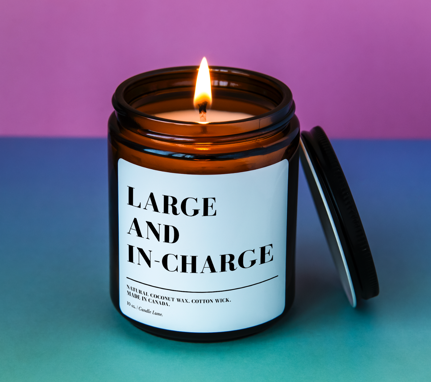 Large and In-Charge Candle