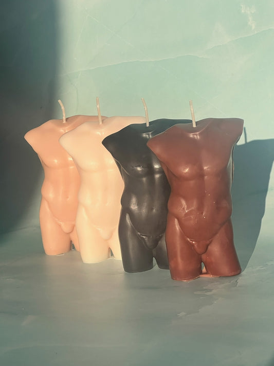 Male Sculpture Candle