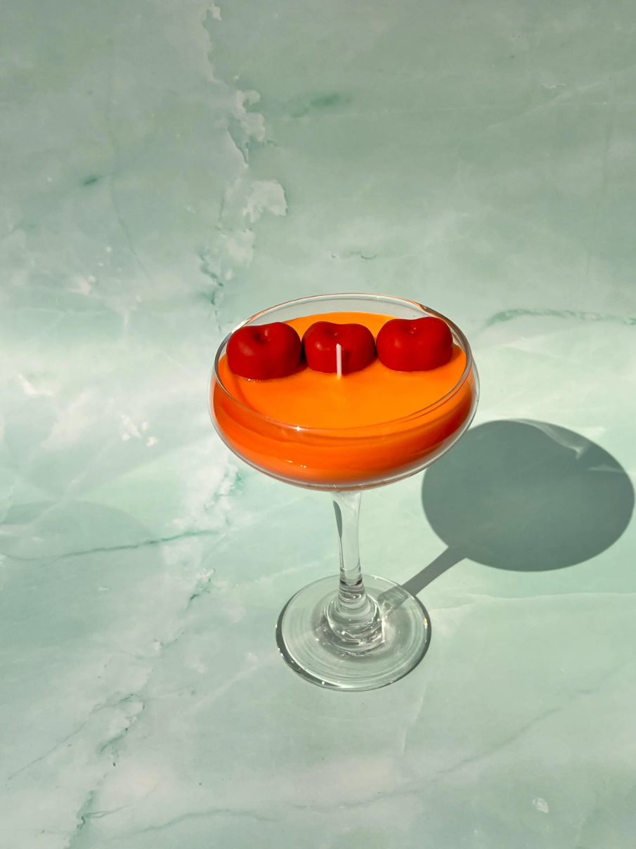 Manhattan Martini Candle Tall Coupe