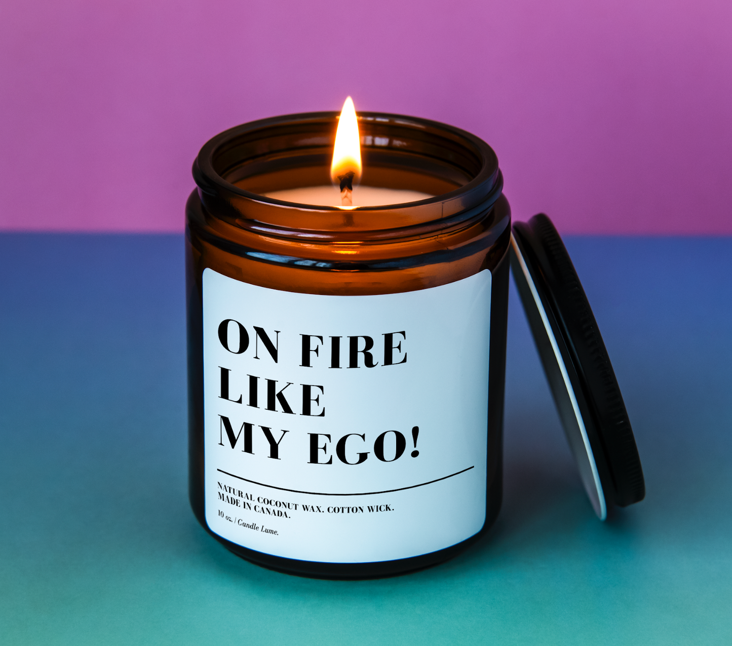 On Fire Like My Ego! Candle