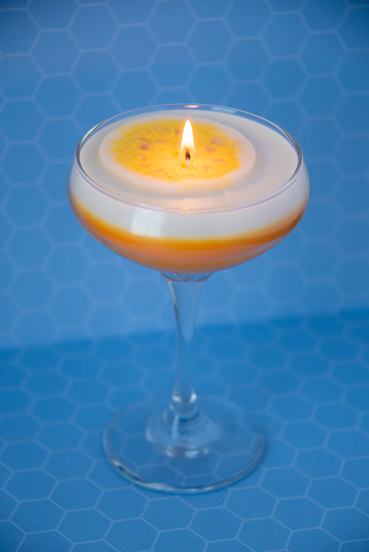 Passion Fruit Martini Candle Tall Coupe