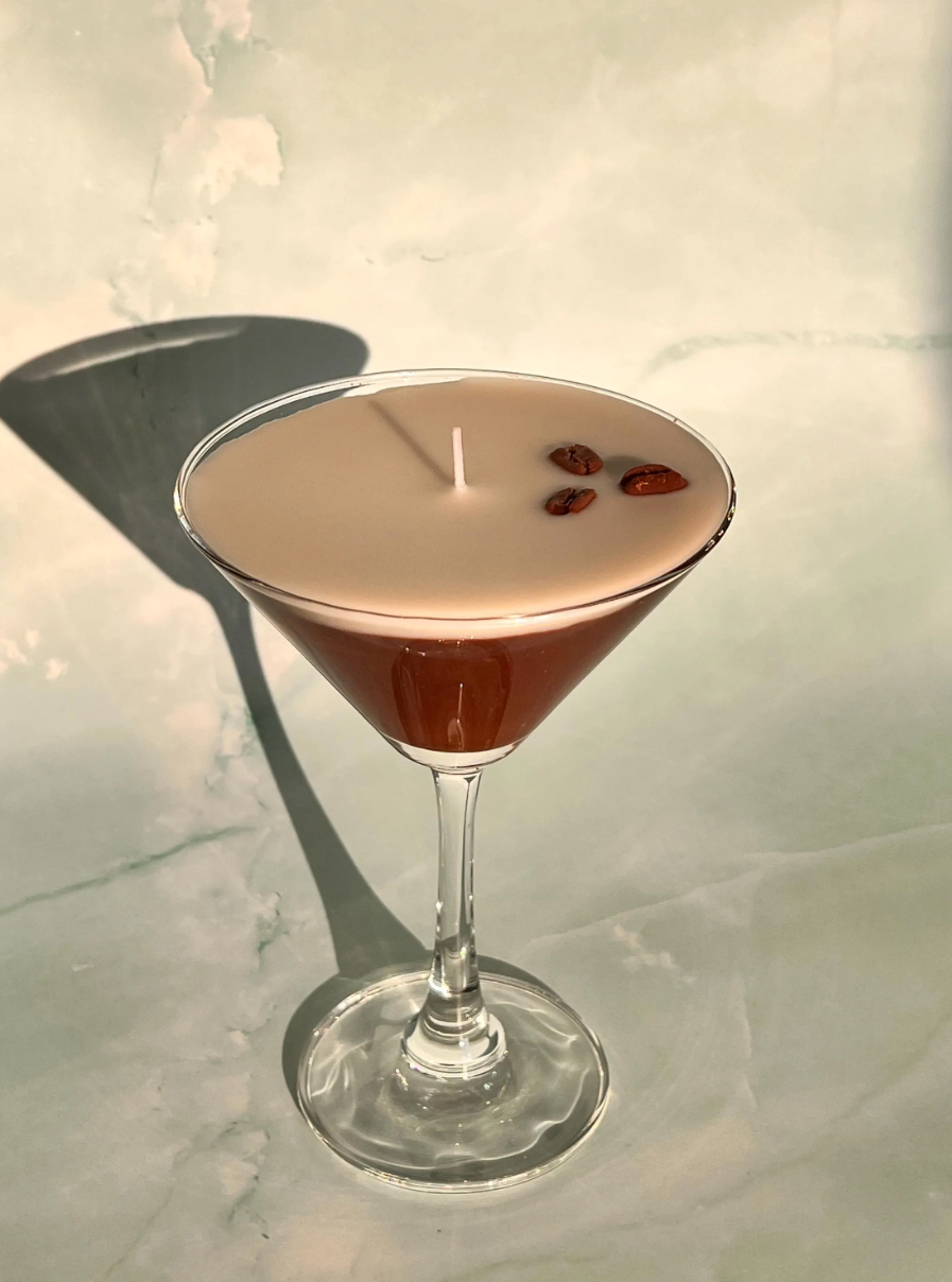 Espresso Martini Candle Realistic