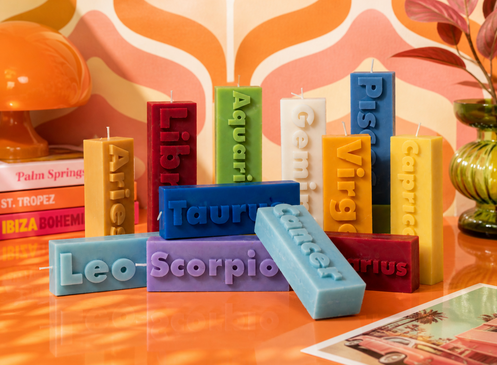 Zodiac Pillar Candles