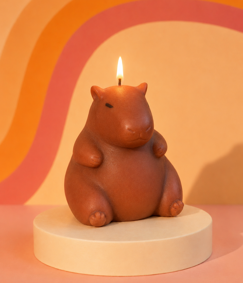 Capybara Candle | Cute Animal Candle | Funny Gift for Capybara Lovers | Cozy Home Decor | Hand Poured Novelty Candle