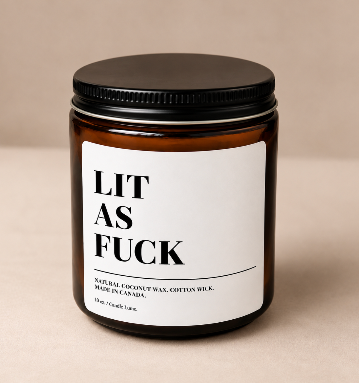Lit as Fuck Candle
