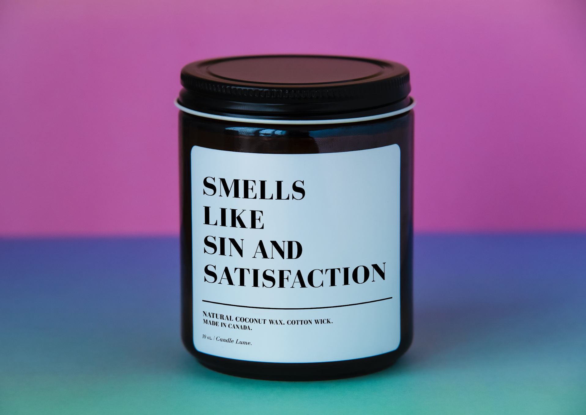 Smells Like Sin and Satisfaction Candle