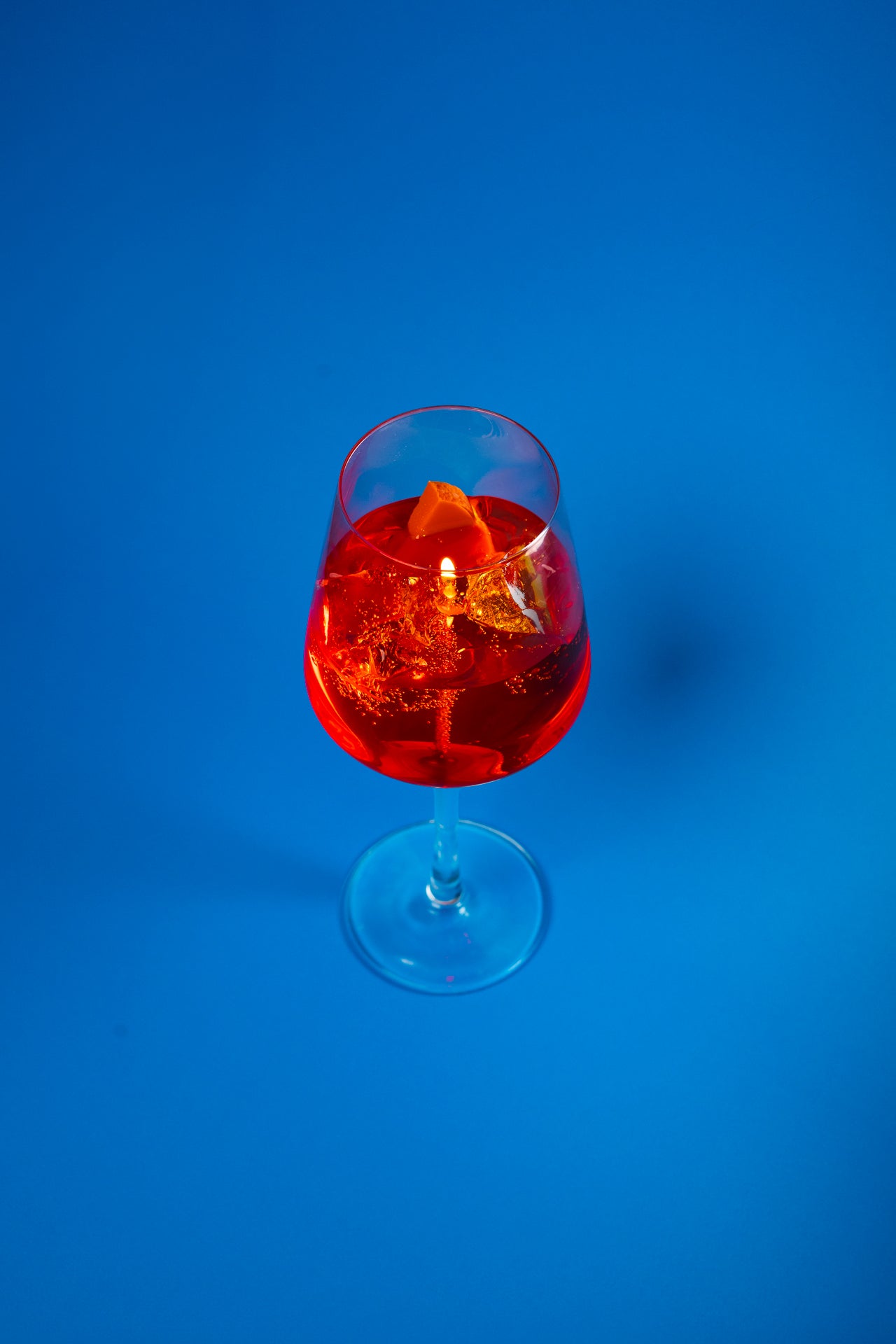 Aperol Spritz Candle