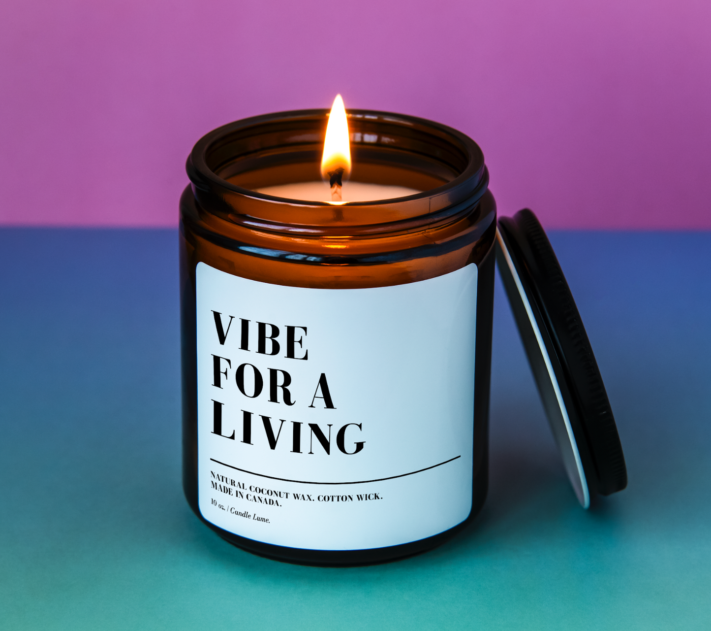 Vibe For a Living Candle