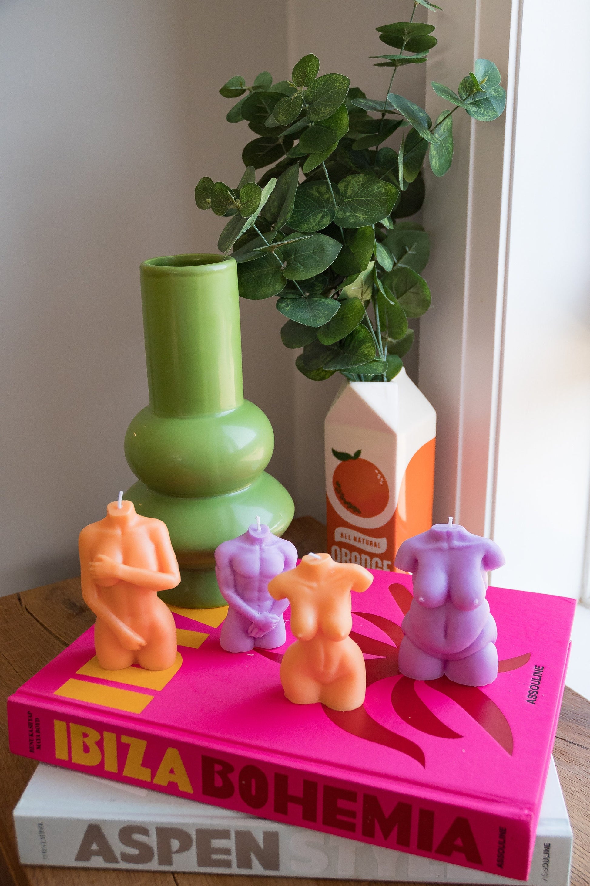 Female Body Covering Candle