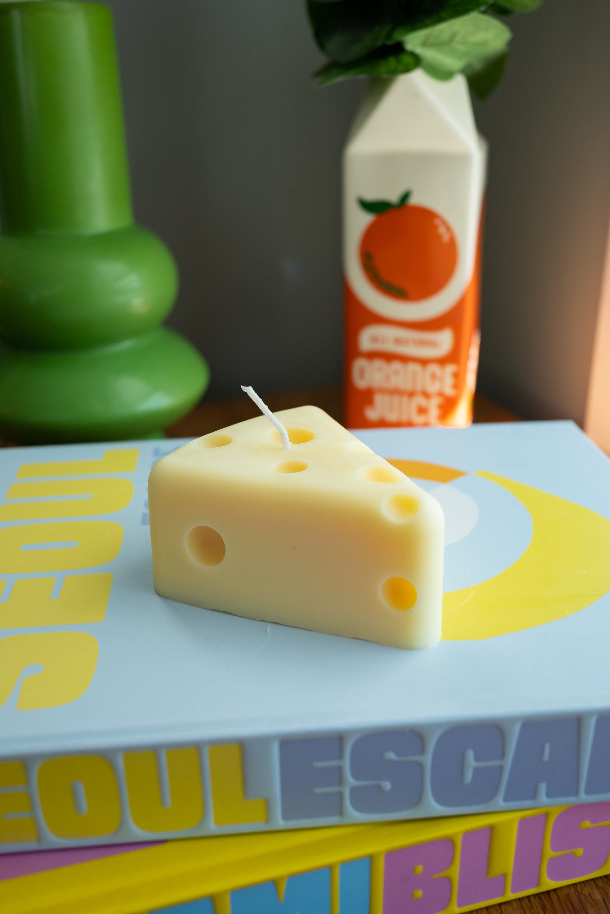 Cheese Candle / Cute Candle / Handmade Candle / Custom Candle / Gift Ideas