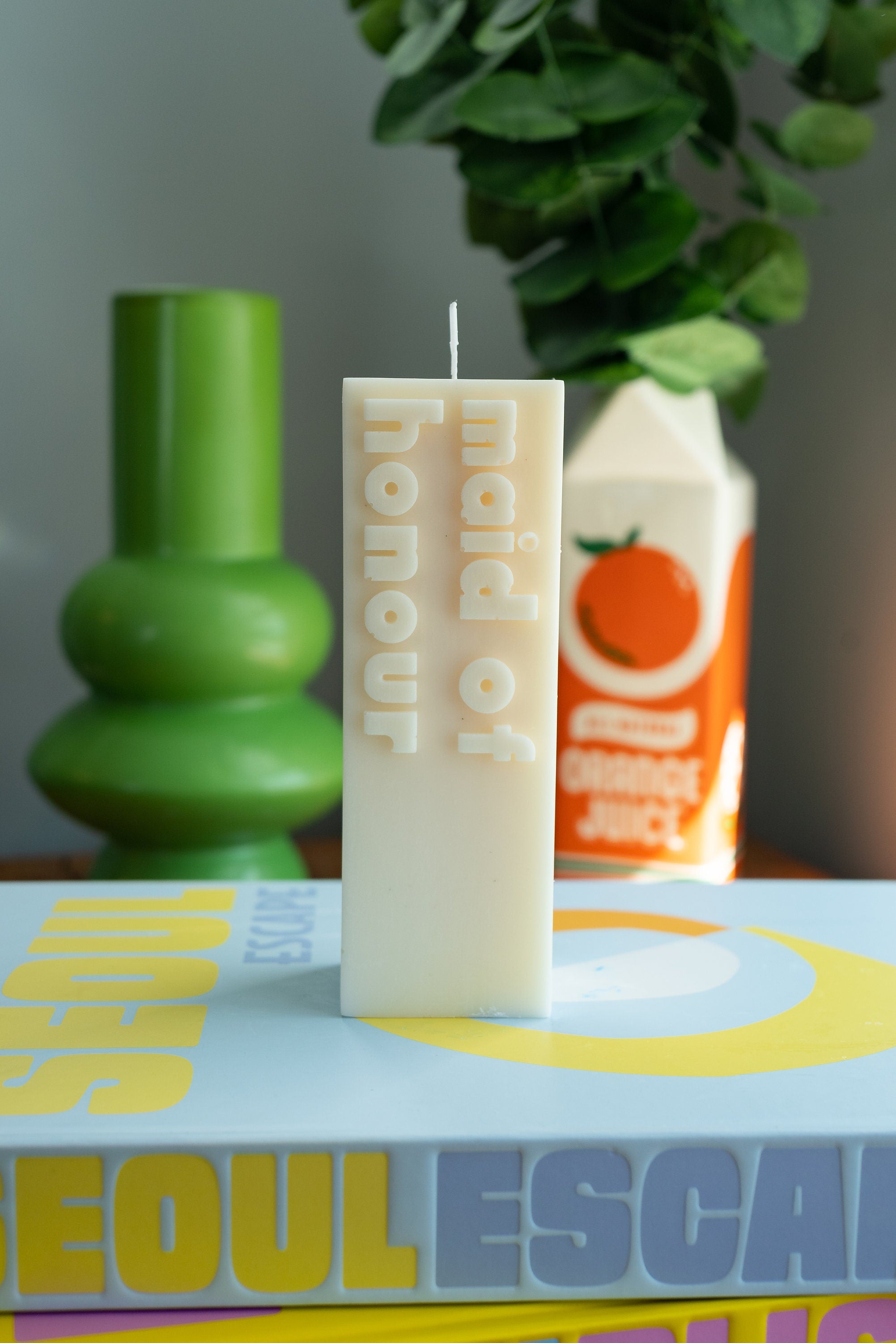 Bride Candle / Maid of Honour Candle / Bridesmaid Candle / Wedding Candle / Wedding decor / Just Married / Wedding Decorations / Brides