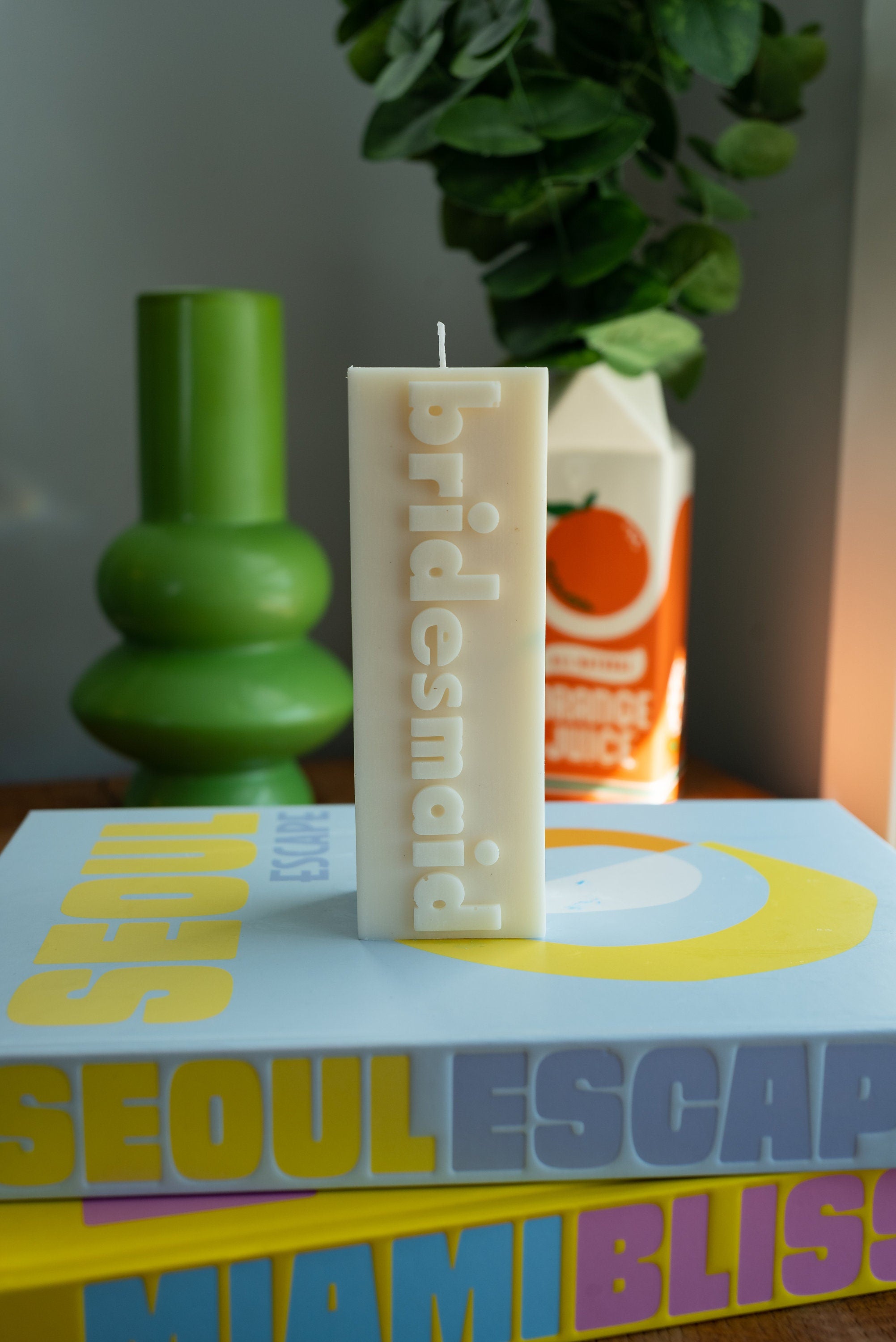 Bride Candle / Maid of Honour Candle / Bridesmaid Candle / Wedding Candle / Wedding decor / Just Married / Wedding Decorations / Brides