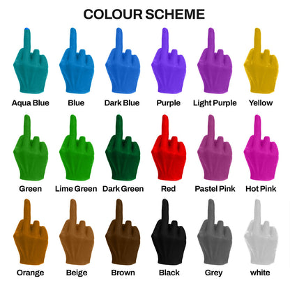 MINIATURE Middle Finger Candle / Fuck you Candle / Hand Gesture Fuck Candle / Funny Candle / Unique Gift Ideas / Customized Colours