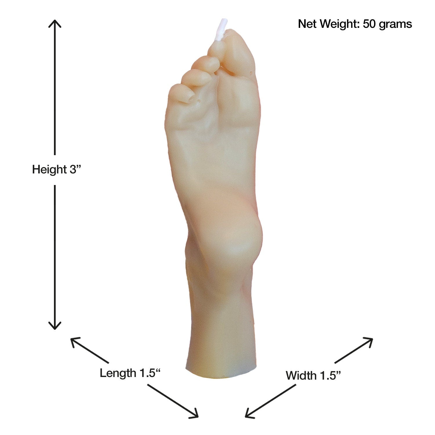 Foot Candle / Foot Candle / Feet Candle / Funny Gift Idea / Feet / Foot / Unique Candle / Hilarious Candle