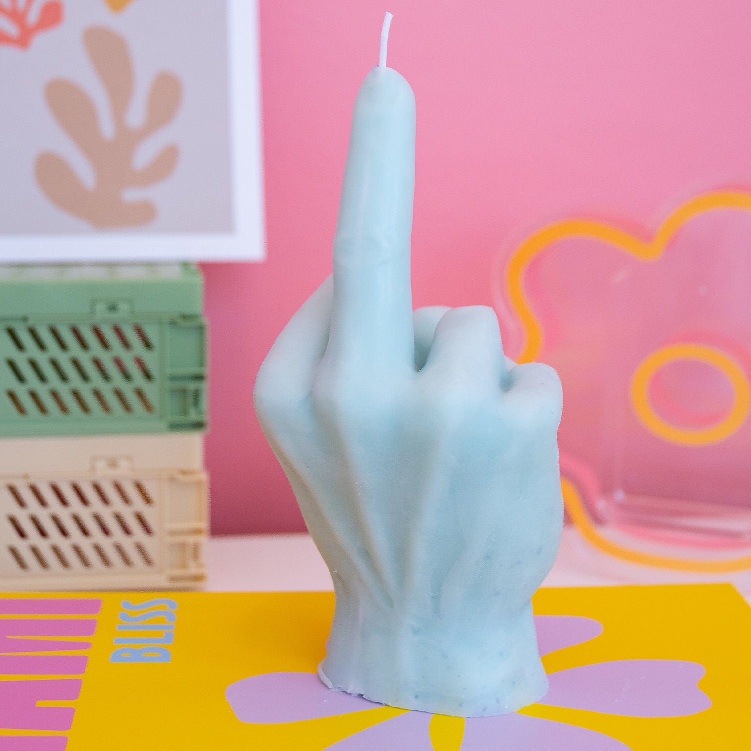 LIFE-SIZED Middle Finger Candle /Fuck You Candle /Hand Gesture Fuck Candle /Holiday Gift/Customized Colours and Scents/Funny Candle/