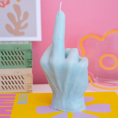 LIFE-SIZED Middle Finger Candle