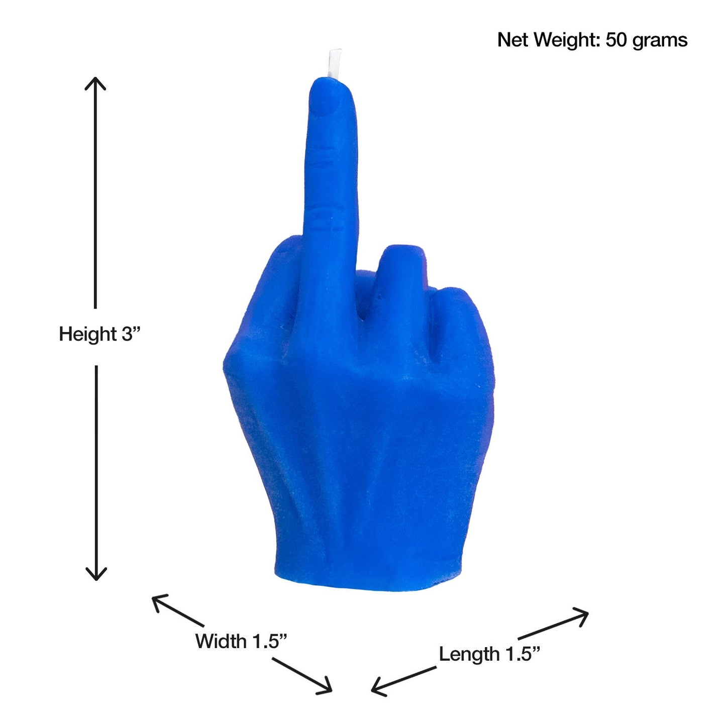 MINIATURE Middle Finger Candle / Fuck you Candle / Hand Gesture Fuck Candle / Funny Candle / Unique Gift Ideas / Customized Colours