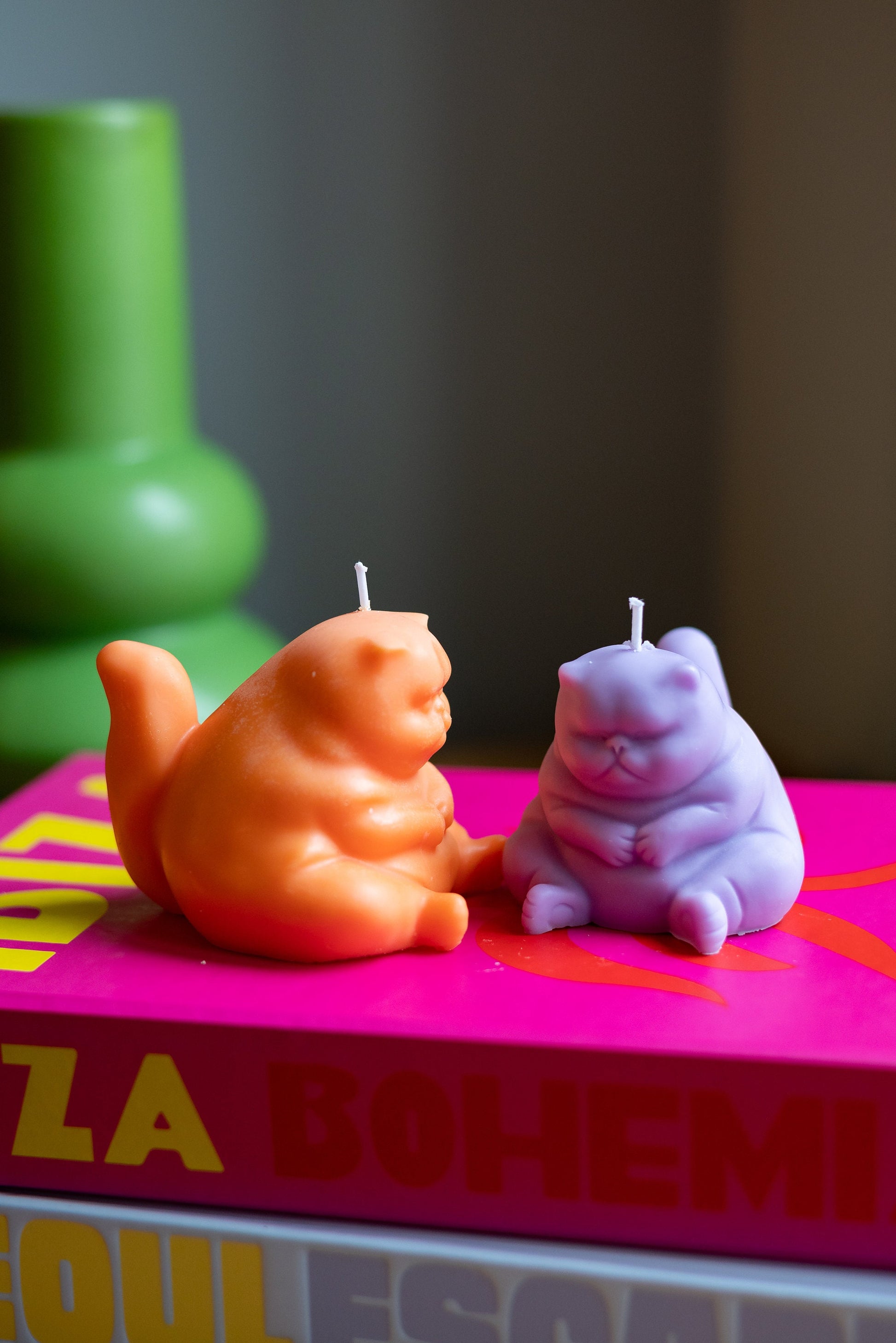 Angry Cat Candle