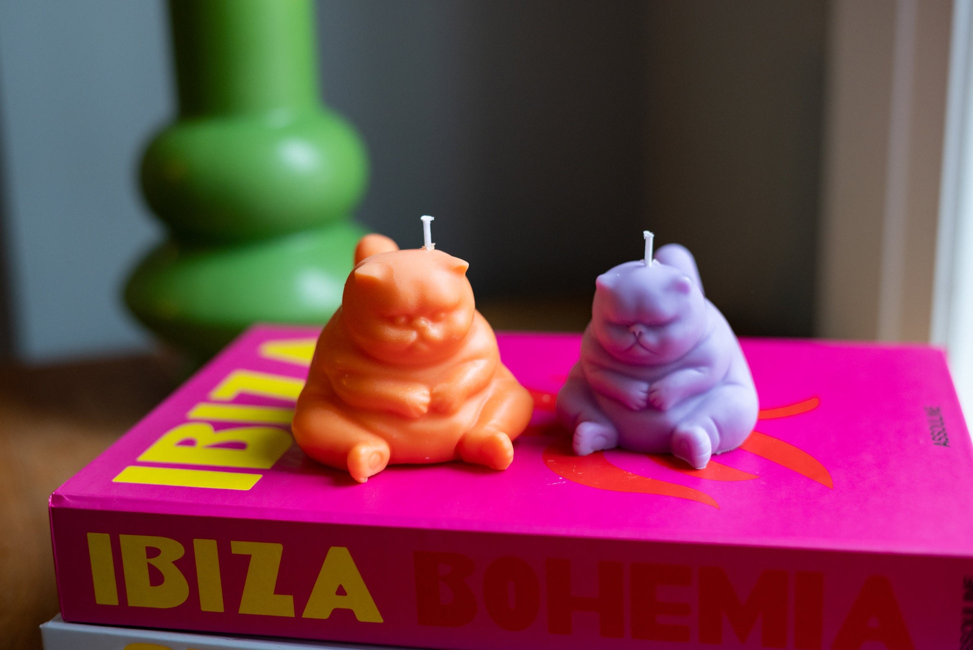 Angry Cat Candle