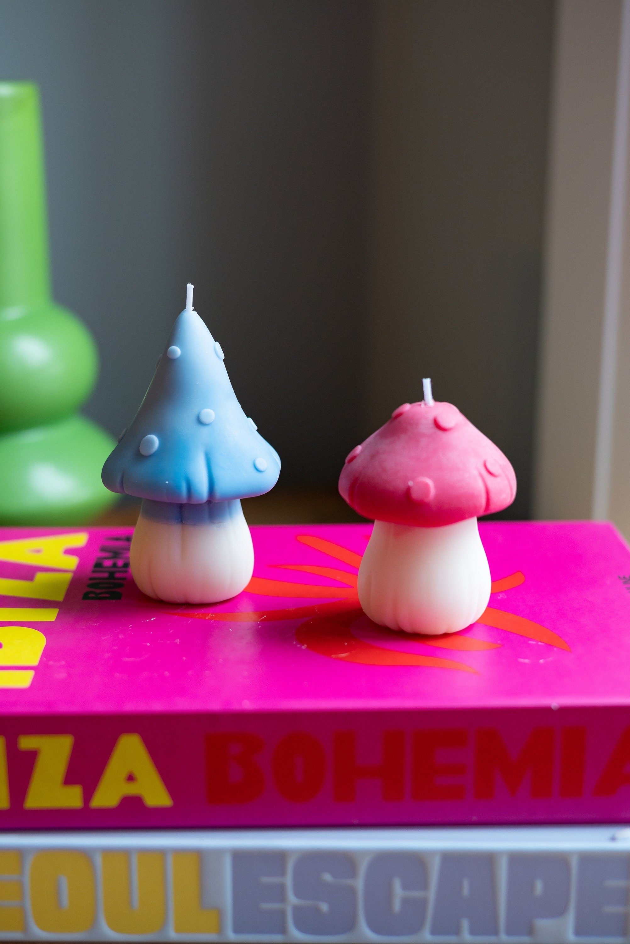 Beautiful Mushroom Candle