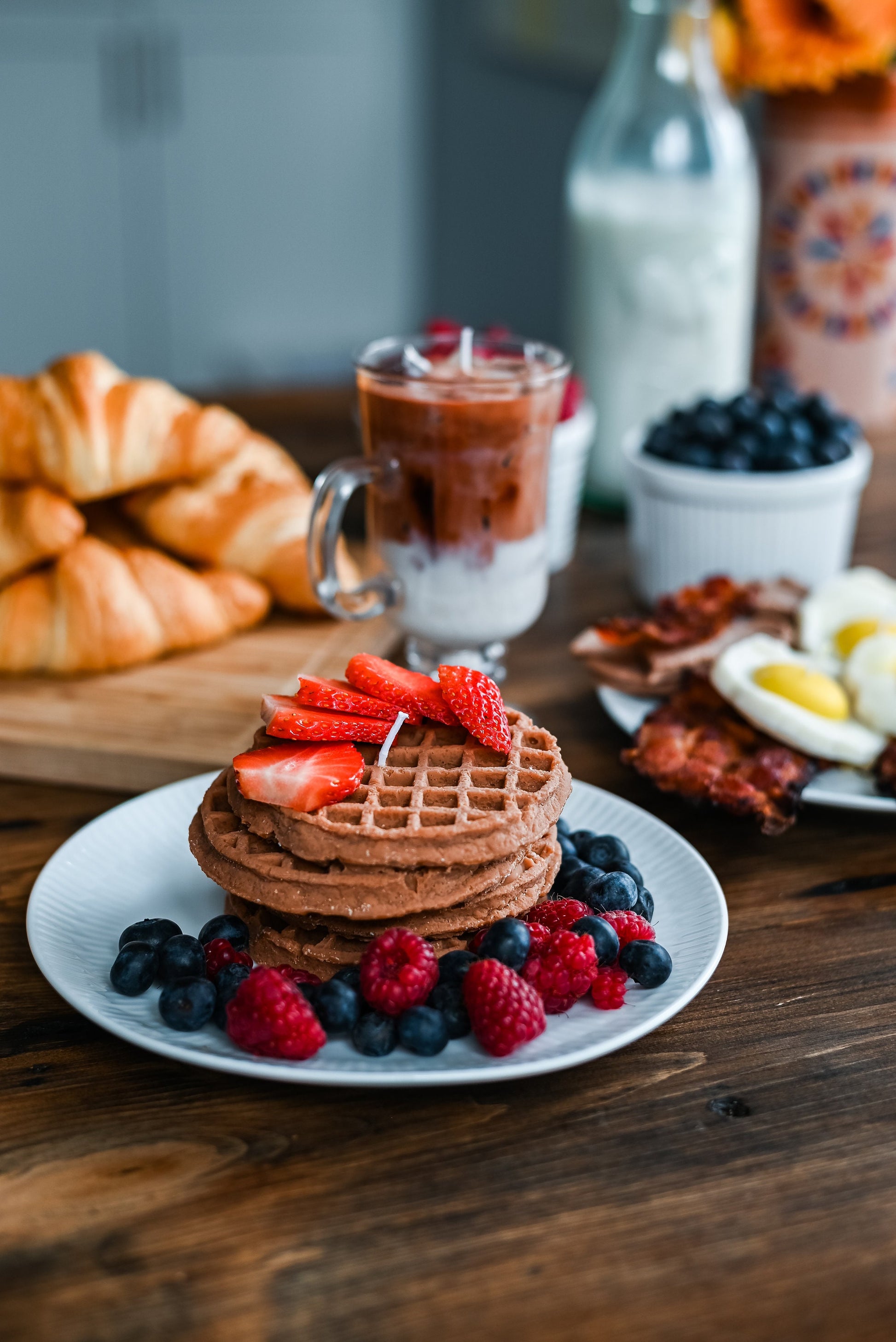 Waffle Stack Candle