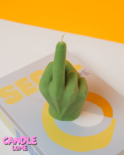 LIFE-SIZED Middle Finger Candle
