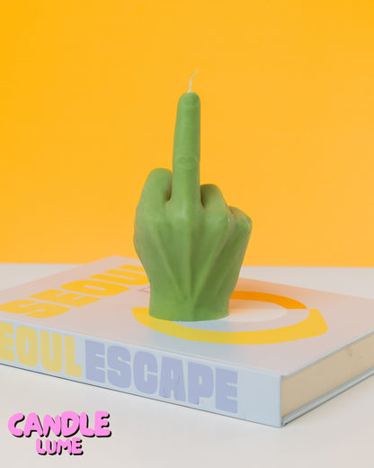 LIFE-SIZED Middle Finger Candle