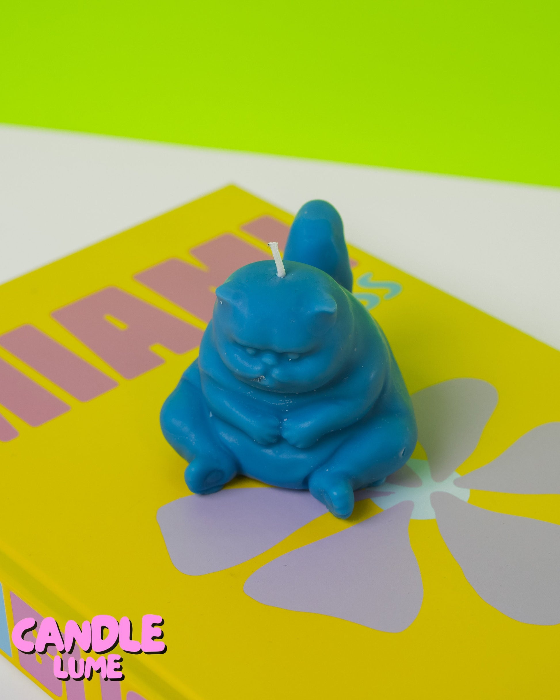 Angry Cat Candle