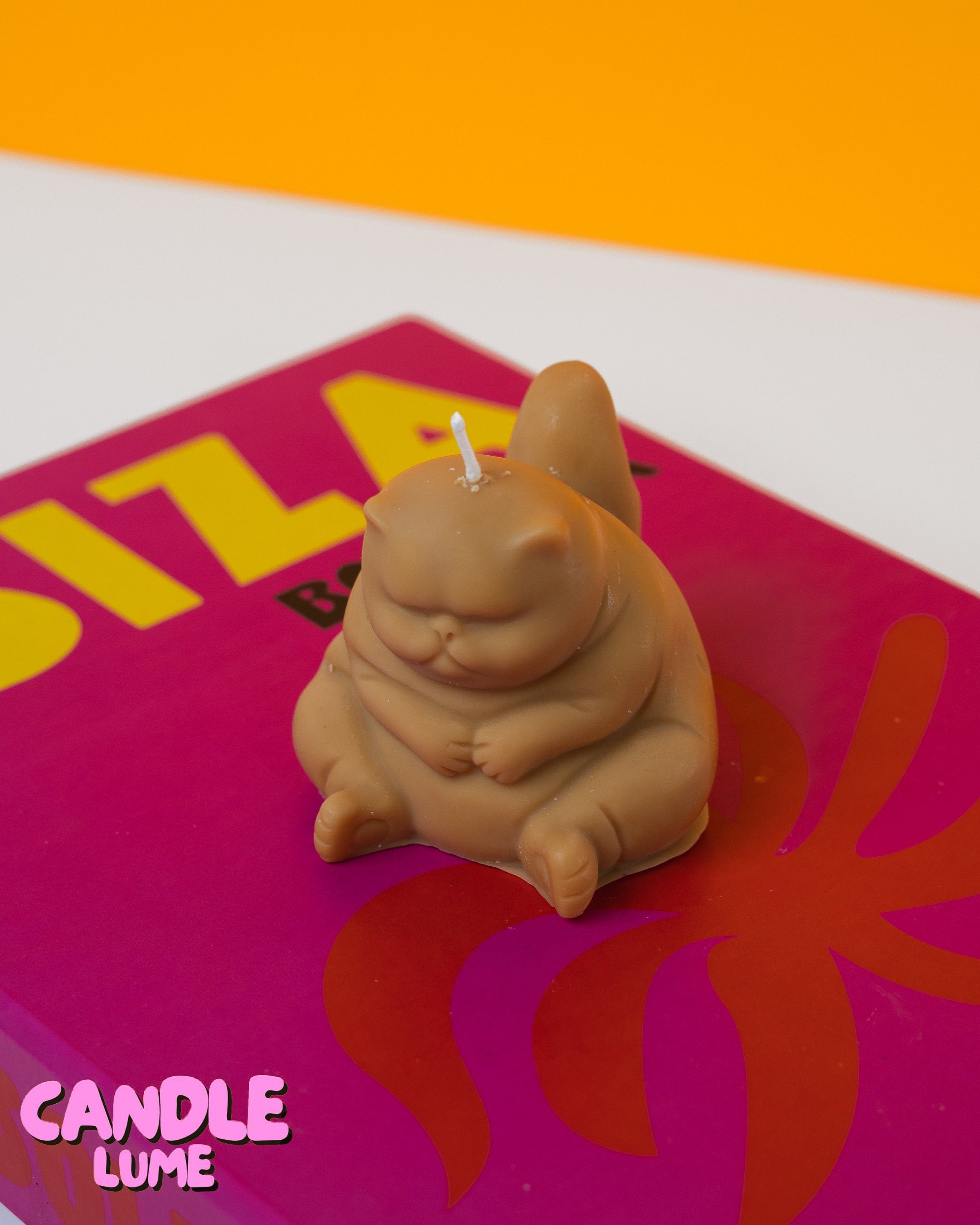 Fat Cat Candle / Cute Cat / Grumpy Cat Candle / Adorable Cat Candle / Gift Ideas / Cute Candle / Fat Grumpy Cat Candle/Angry Cat Candle