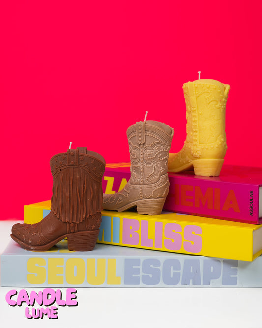 CowBoy Boot Candle
