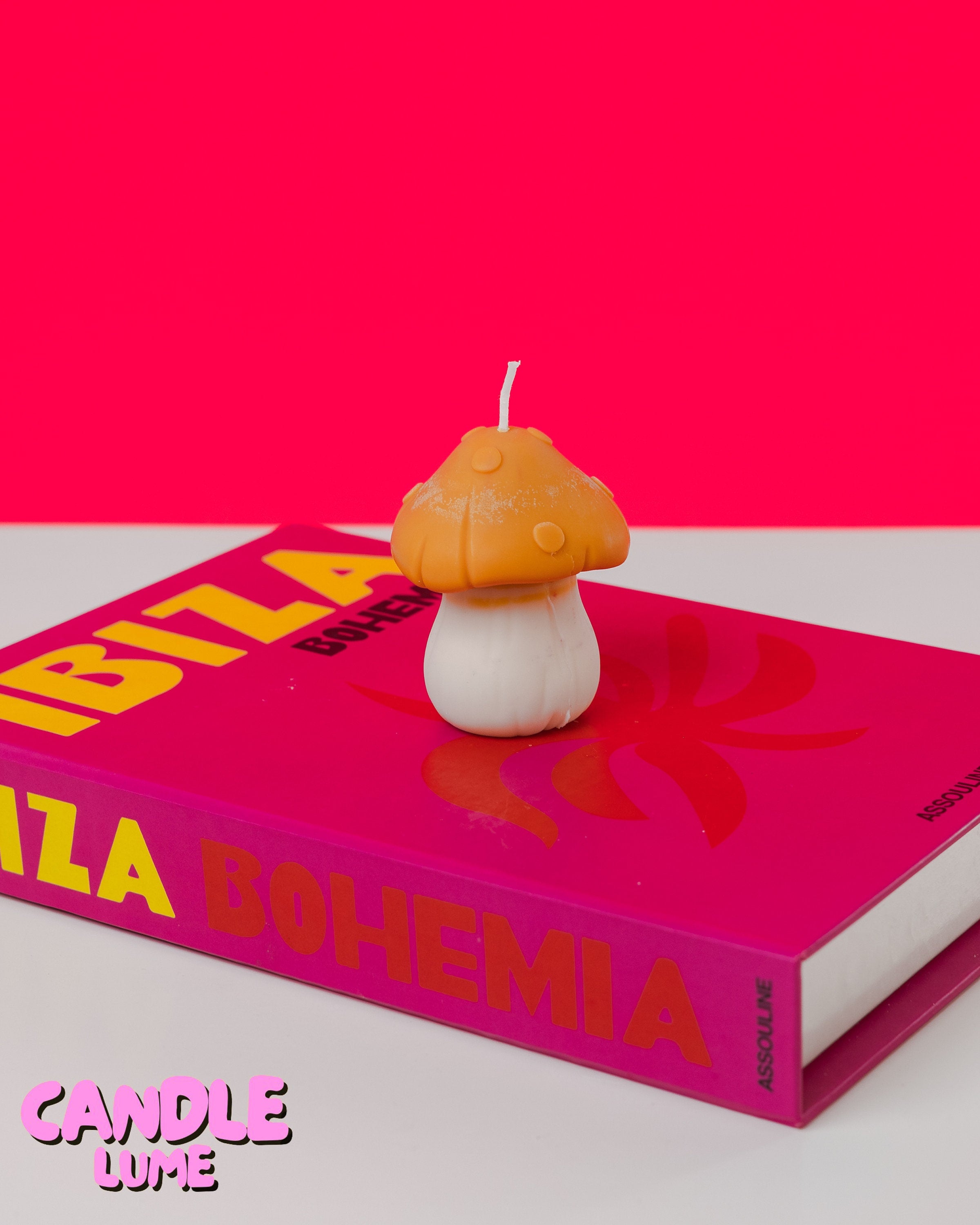 Beautiful Mushroom Candle