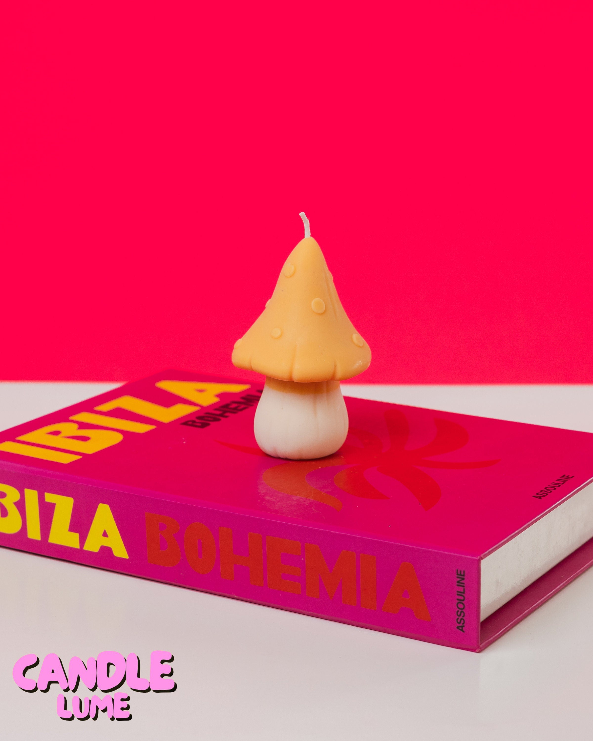 Beautiful Mushroom Candle