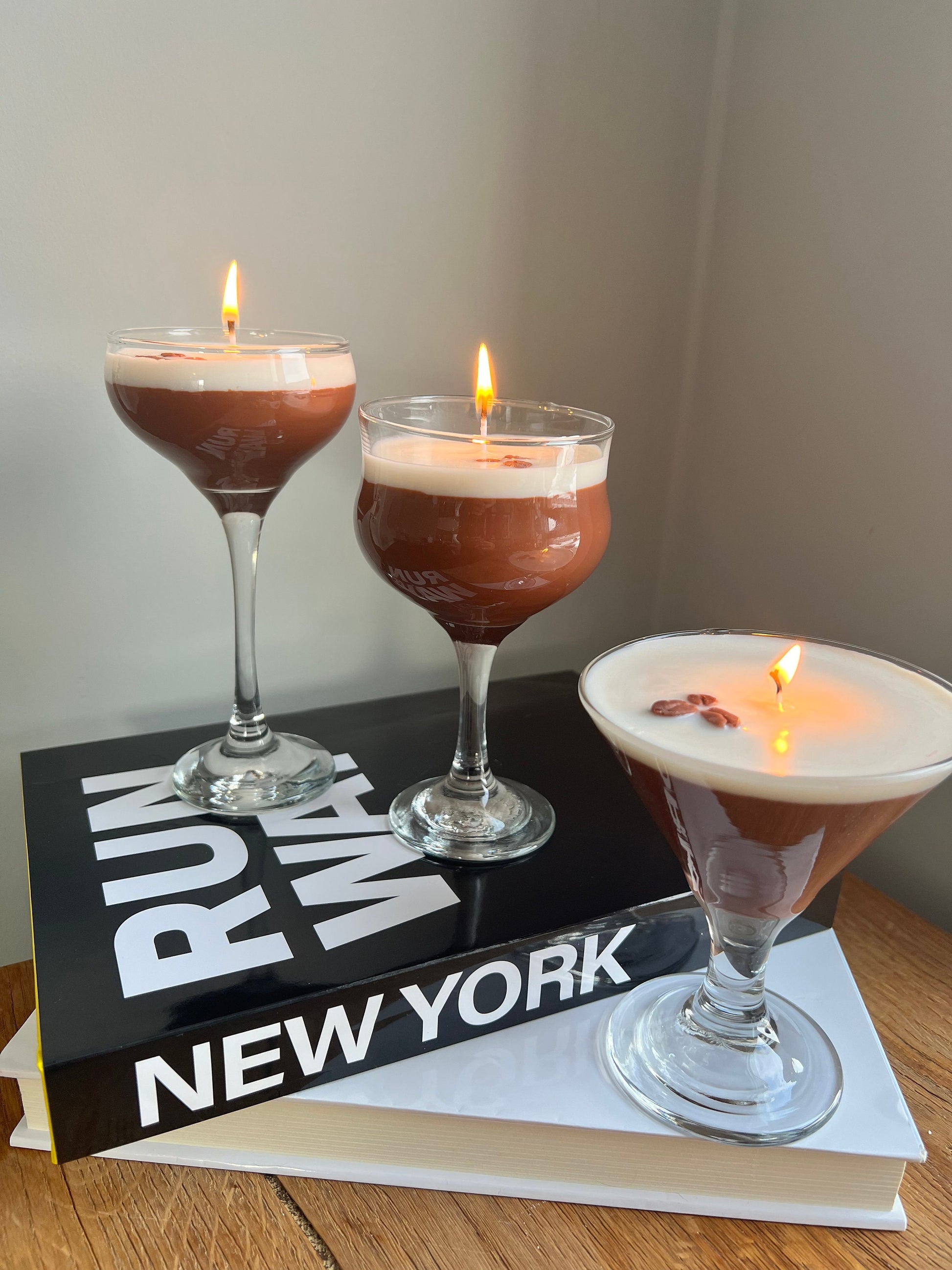 Espresso Martini Candle Realistic Stemless / Coffee Candle / Espresso Martini Lovers / Espresso Lovers