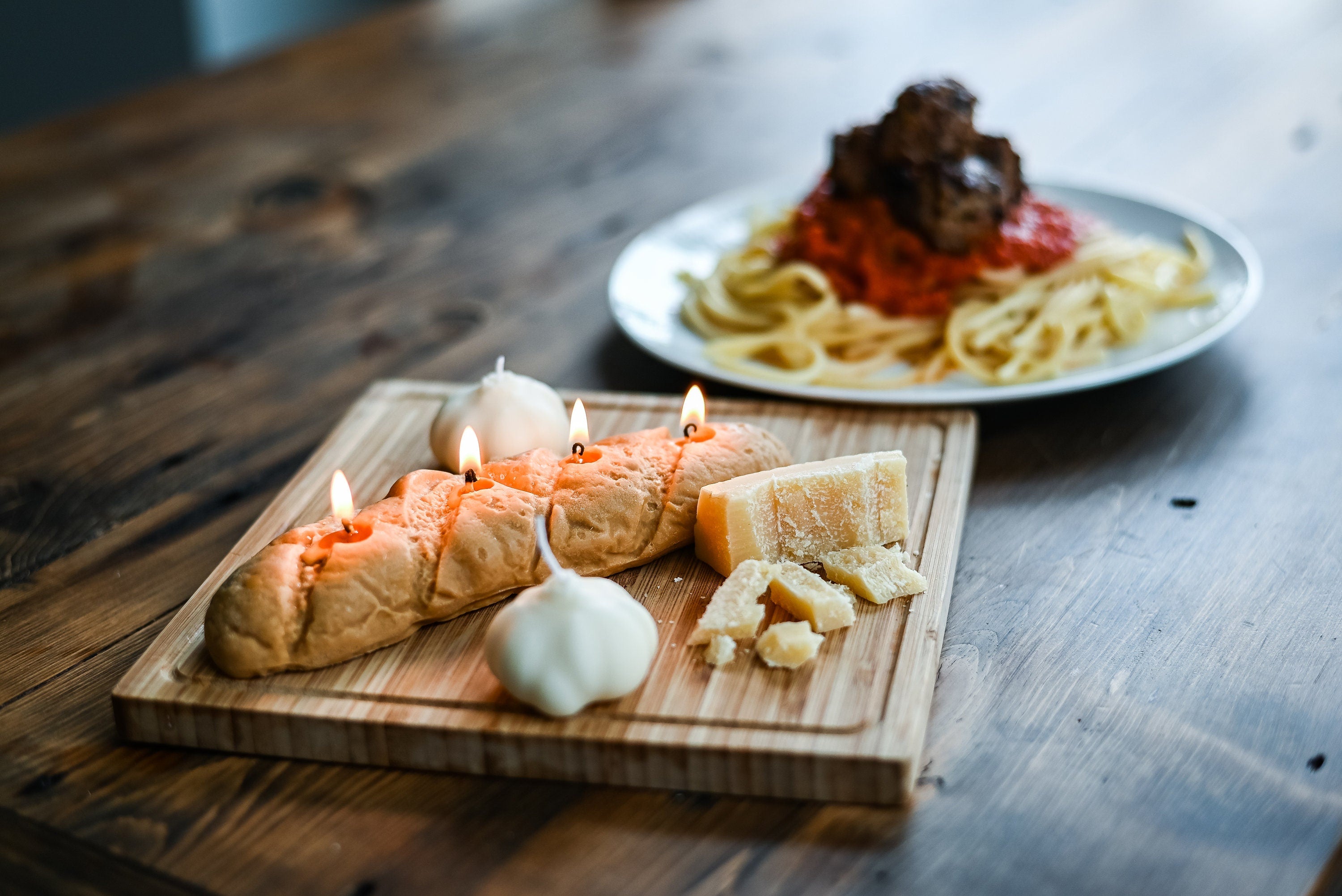 Baguette candle / Load Candle / Bread Candle / Bread Loves / Fun Candle / Baguette / Unique Candle / 4 wick Candle