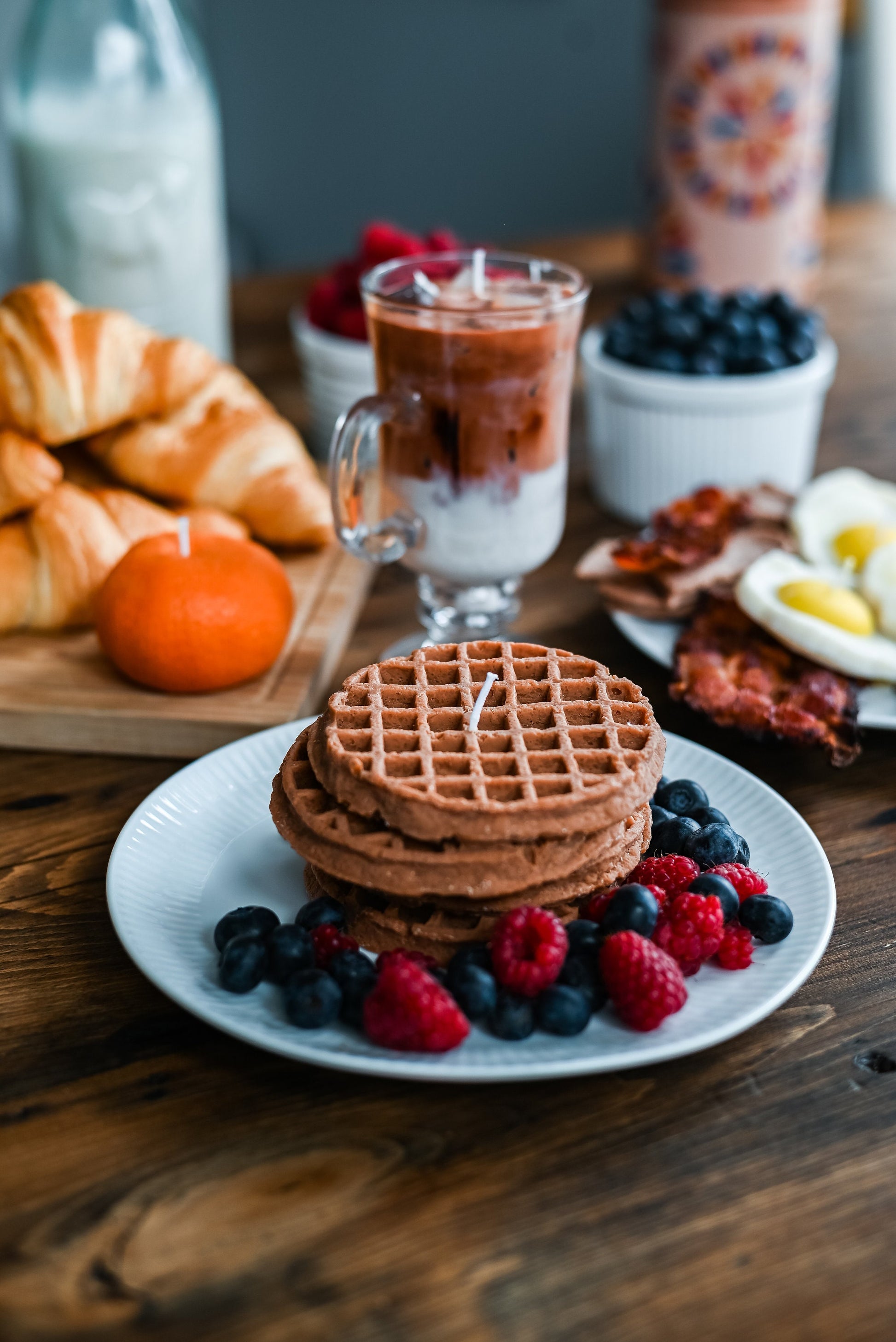 Waffle Stack Candle