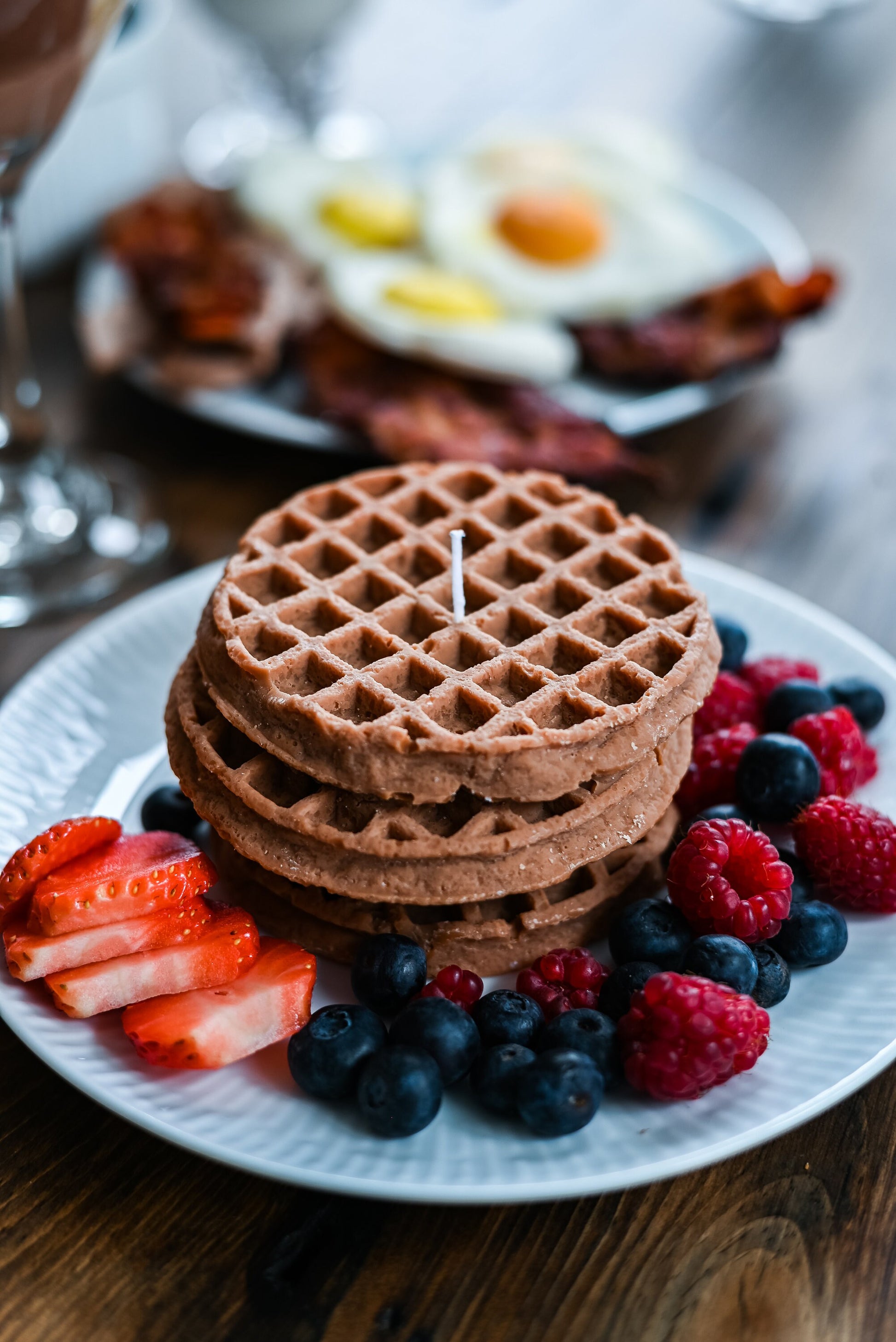 Waffle Stack Candle