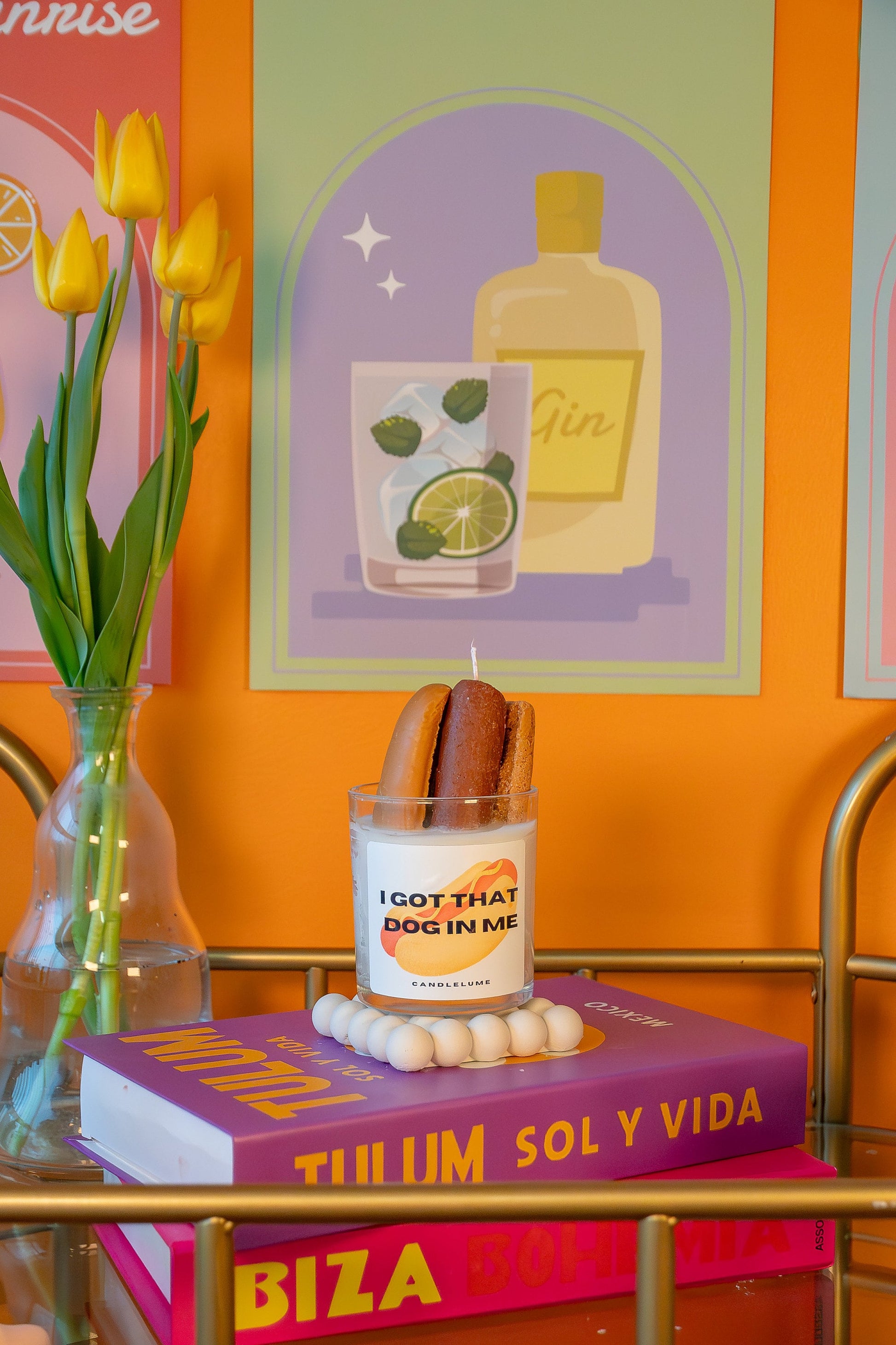 Hot Dog Candle / I got that dog in me candle / funny candle / custom candle / gift ideas