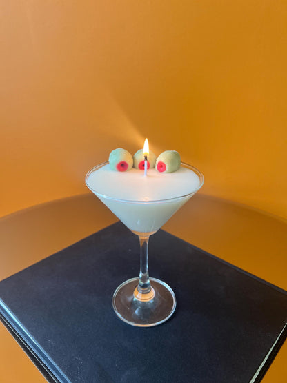 Dirty Martini Candle / Martini Candle / Olive Martini / Martini Lovers / Cocktail Lovers