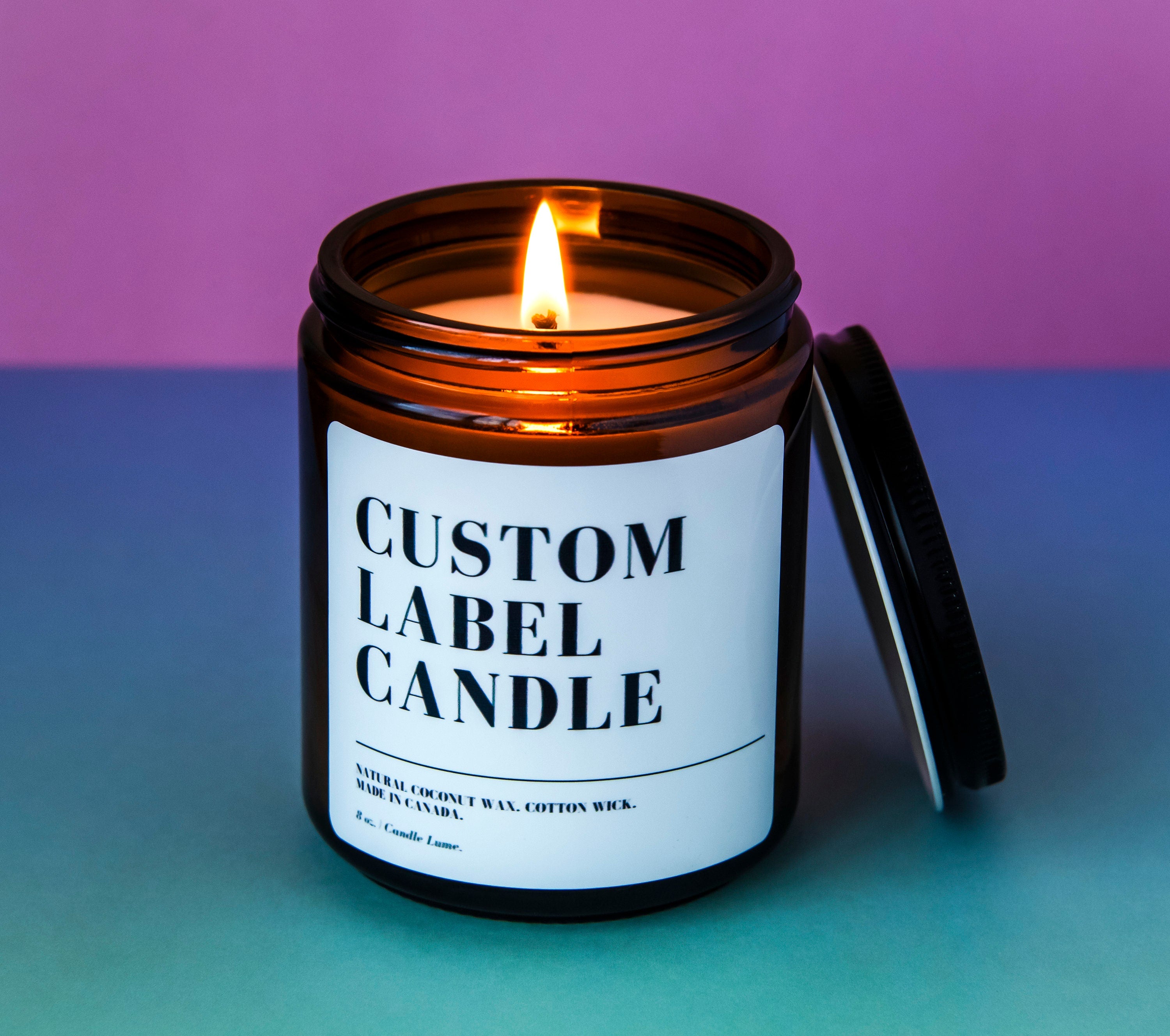 Custom Label Candles, Funny Gift Idea , Coconut Wax Candles, Fun Gift Ideas, Party Candles