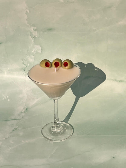 Dirty Martini Candle / Martini Candle / Olive Martini / Martini Lovers / Cocktail Lovers
