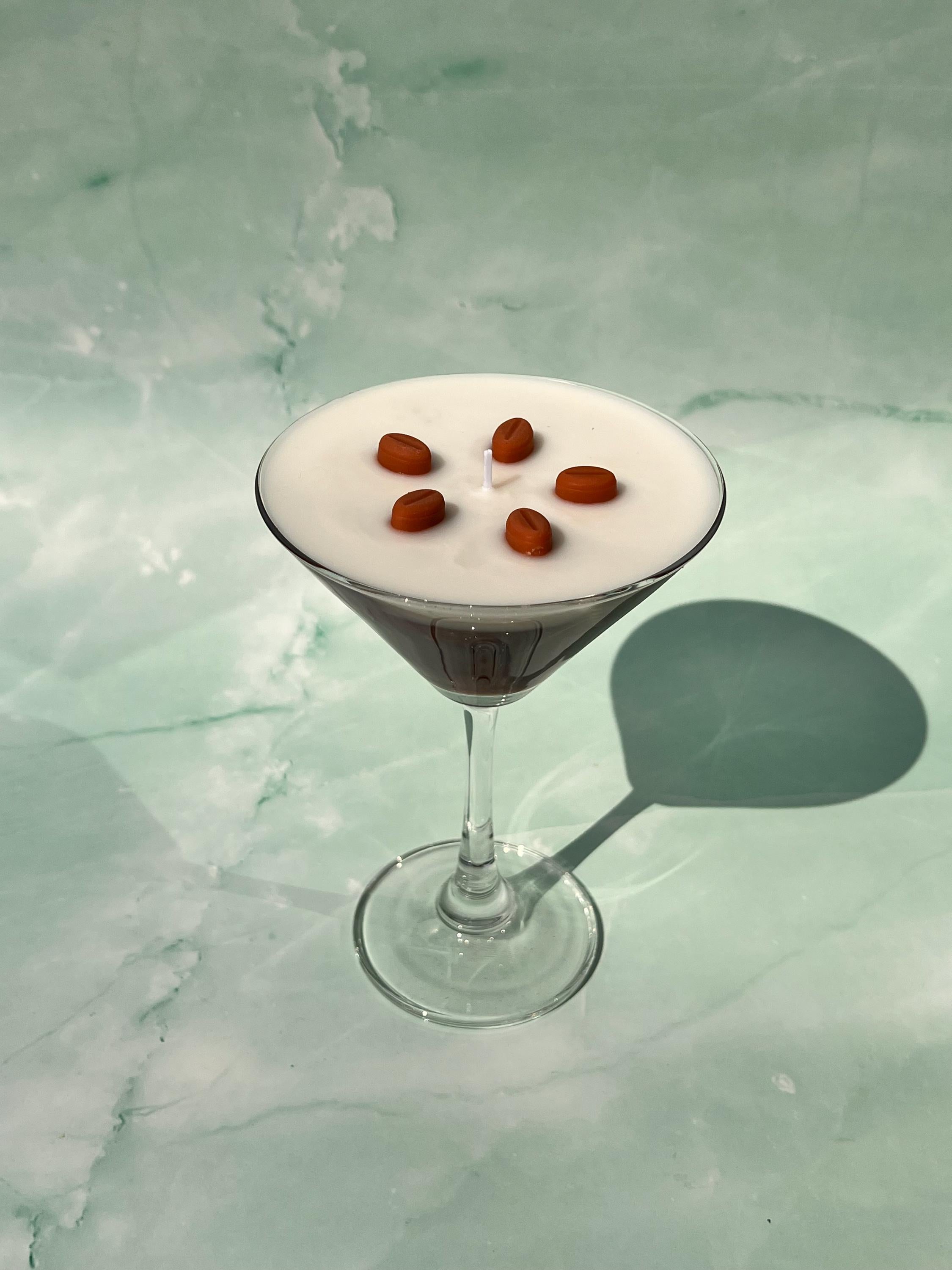 Espresso Martini Candle Realistic