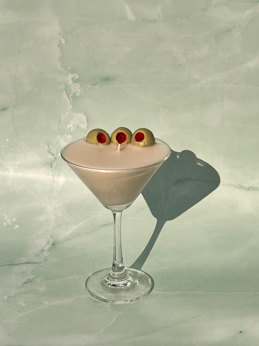 Dirty Martini Candle / Martini Candle / Olive Martini / Martini Lovers / Cocktail Lovers