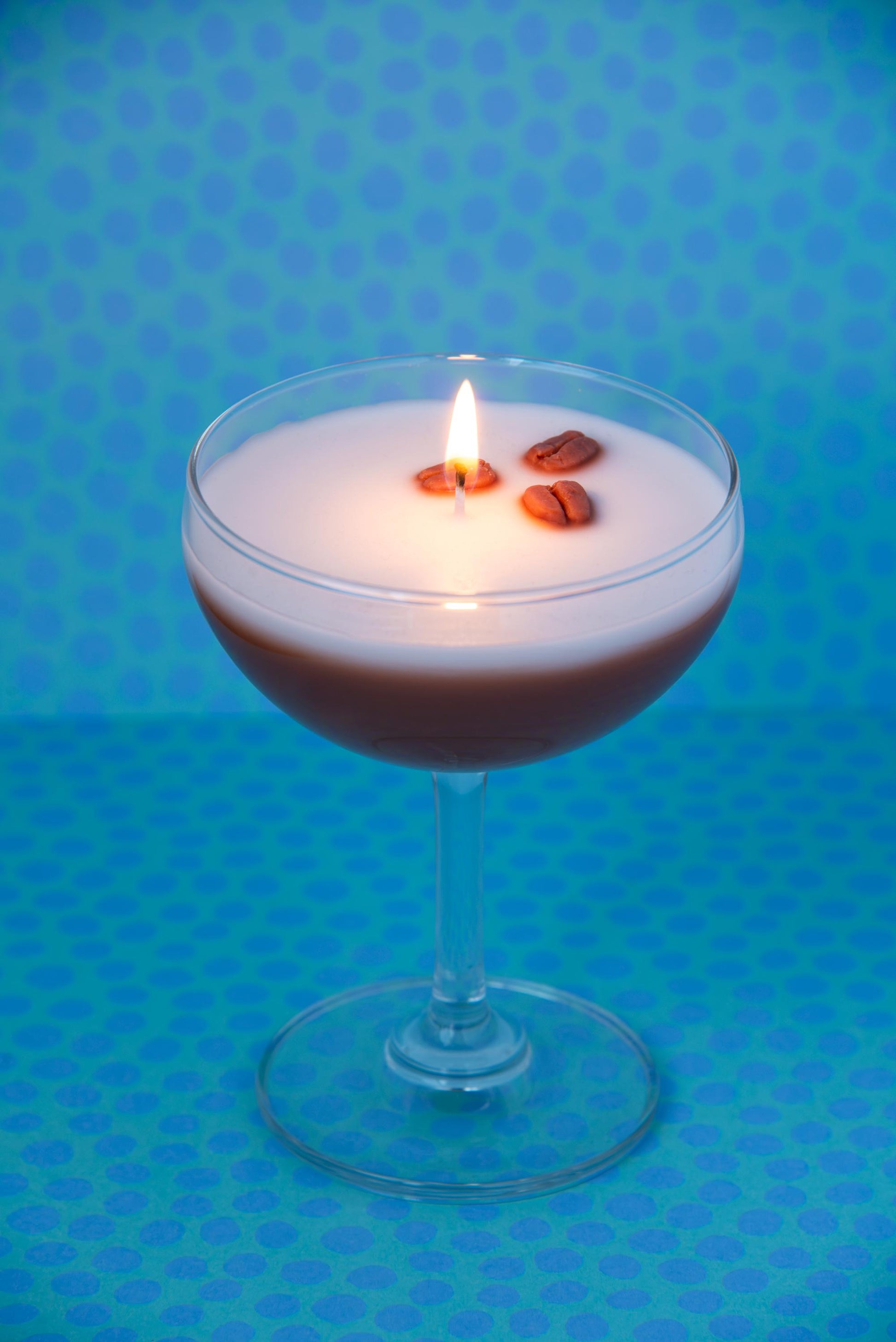 Espresso Martini Candle - Coupe Glass Realistic