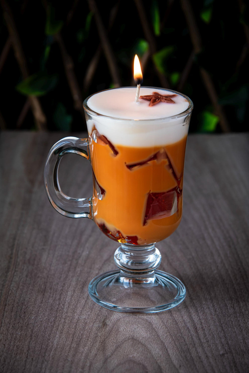 Pumpkin Spiced Latte Candle: Coconut Gel Wax Coffee Scent