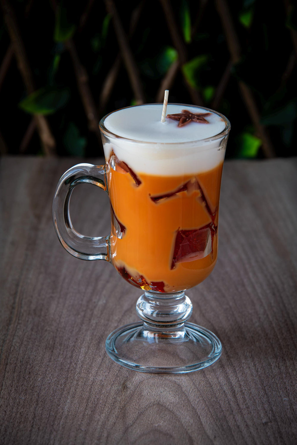 Pumpkin Spiced Latte Candle: Coconut Gel Wax Coffee Scent