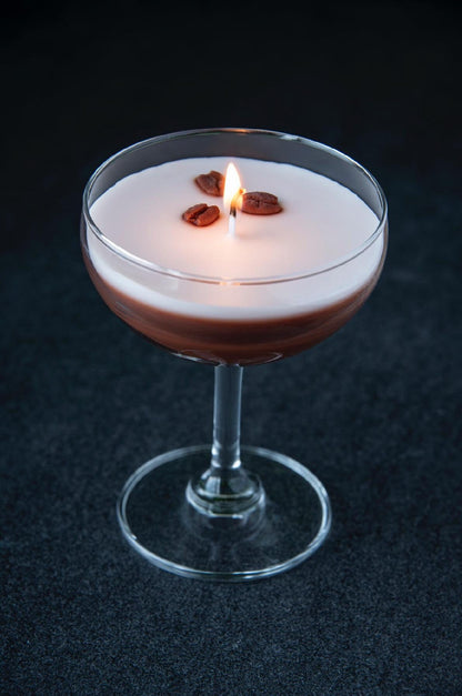Espresso Martini Candle - Coupe Glass Realistic